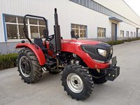 Tracteur agricole à roues 40HP 50HP, tracteur diesel 4x4 pour serres et vergers, avec équipements agricoles adaptés