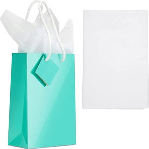 Small Party Gift Bag with Handle <b>Tissue</b> Paper for Christmas Birthday <b>Wedding</b> and Party Celebrations Thanksgiving Multi Paper Bag - Product Image 2