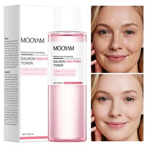Tonique facial à l'ADN de saumon Pdrn, hydratant, stimule le renouvellement et la réparation de la peau, donne à votre peau <span class=keywords><strong>un</strong></span> aspect plus clair, 200 ml, tonique facial MOOYAM - Product Image 1