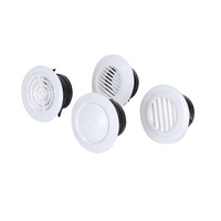 Grilles de ventilation réglables en ABS, design moderne, étanches, respectueuses de l'environnement, non toxiques, pour bureau
