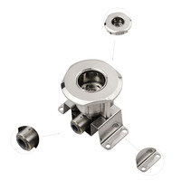 Ensemble de bar moderne en acier inoxydable avec outils de nettoyage de 5 à 10 cm de diamètre pour la fabrication de bière artisanale et les applications vinicoles