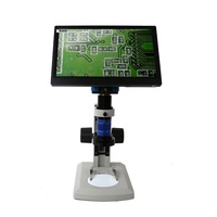Objectif de caméra de microscope monoculaire parfocal réglable de 0,7X à 4,5X avec revêtement antireflet OEM