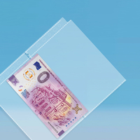 Páginas de Almacenamiento de Billetes de Alta Calidad, Grado Coleccionista, Antiarañazos, con 1/2/3/4 Bolsillos, Organizador de Carga Superior para Archivadores