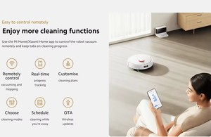 หุ่นยนต์ดูดฝุ่น Xiao <span class=keywords><strong>Mi</strong></span> S20สำหรับบ้านอัจฉริยะทำความสะอาดอัตโนมัติเต็มรูปแบบกวาดถูและดูดฝุ่นในที่เดียว - Product Image 2