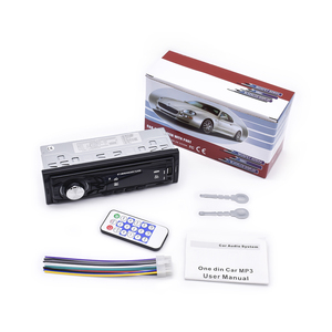 Système d'<span class=keywords><strong>autoradio</strong></span> Stéréo de voiture Single Din BT FM MP3 Player Télécommande Systèmes audio Multimédia - Product Image 1