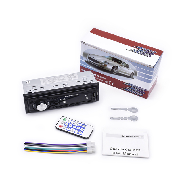 Car Radio System Car Stereo Single Din BT FM MP3 Player Remote Control Audio Systems Multimedia