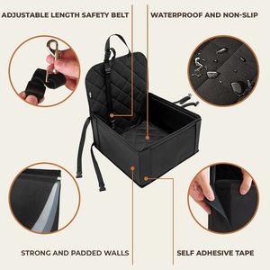 <span class=keywords><strong>JW</strong></span>-asiento elevador de alta calidad para perros, asiento de coche para mascotas, almohadilla de protección de seguridad portátil para viaje - Product Image 4