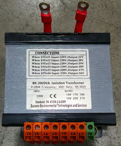 Transformador de Aislamiento Monofásico, Totalmente de Cobre, BK-50va380440v a 220v a 11024v, Transformador de Control para Máquinas Herramienta - Product Image 3