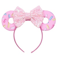 Ziming couleur bonbon Festival beignet enfants bandeau enfants noël arc bandeau souris oreilles bandeau pour adulte