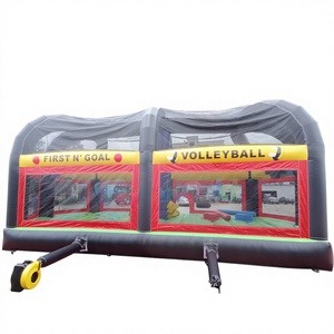 Structure gonflable géante multi-jeux pour l'extérieur, terrain de jeux, structure de terrain de sport gonflable - Product Image 1