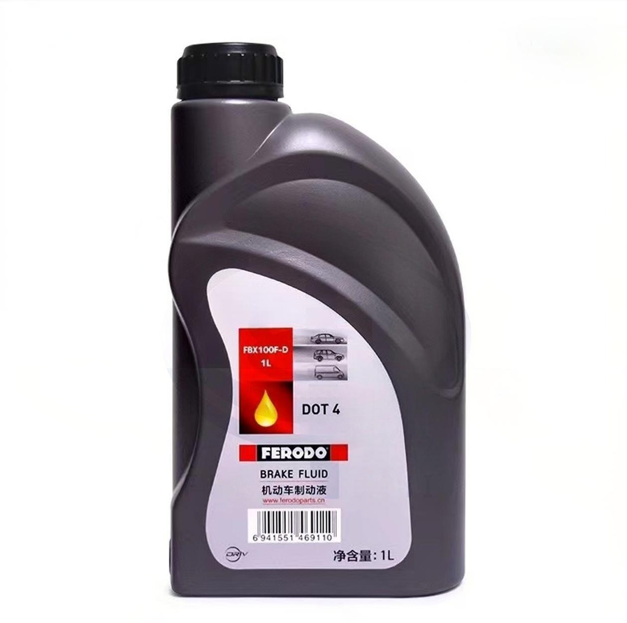 Ferodo DOT4 Brake Fluid 1L, Full Synthetic Hydraulic Fluid for ABS/ESP Systems 15 Bottles/Case Brake Parts Image 5
