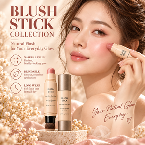 Fabricante OEM ODM, Etiqueta Privada Personalizada, Pigmentos Herbales Orgánicos Coreanos con Brillo, Rubor de Larga Duración que Ilumina, <span class=keywords><strong>Rare</strong></span> <span class=keywords><strong>Beauty</strong></span> - Product Image 2