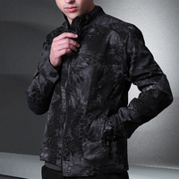 Veste cargo réversible camouflage coupe-vent avec logo personnalisé S.archon, col montant, fermeture éclair, veste tactique de moto pour l'extérieur