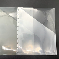 Dossier PP personnalisé avec trou de disque, pour ordinateur portable, format A4, A5, A6, diy bricolage