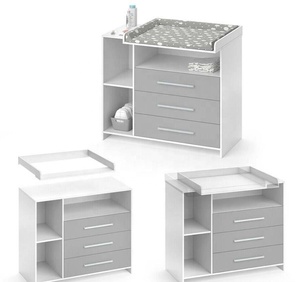 <span class=keywords><strong>Table</strong></span> à <span class=keywords><strong>langer</strong></span> moderne en <span class=keywords><strong>bois</strong></span> avec tiroirs pour chambre et salon - Product Image 2