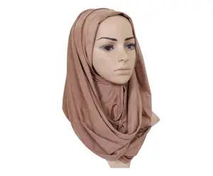 Couvre-chef, Hijab musulman, en daim uni, grande écharpe, châle populaire africaine, vente en gros