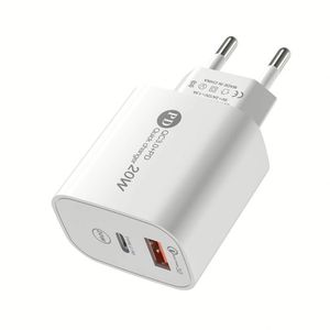 High Quality USB <b>Type</b> <b>C</b> Power <b>Adapter</b> PD 20W Fast Charging Phone Charger for 11 12 13 14 15 Plus Pro Max - Product Image 1