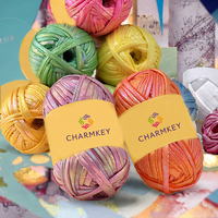 Wholesale 200g Per Roll 100% Polyester Metallic Cloth Strips Hand Knitting Chunky Yarn for T-Shirts Sewing & Embroidery Crochet