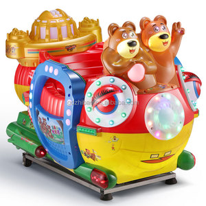 Máquina de <span class=keywords><strong>arcade</strong></span> de parque de atracciones para niños que funciona con monedas con motor eléctrico oscilante, juego de carreras para niños y empujador de monedas de coche oscilante - Product Image 1