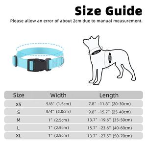 Kalung Anjing Bahan Berkualitas Tinggi <span class=keywords><strong>100</strong></span>% Nilon Murni dengan Gesper Lepas Cepat, Kalung Leher Hewan Peliharaan yang Dapat Disesuaikan & Tahan Lama untuk Berjalan - Product Image 5