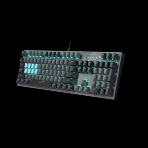 Clavier de jeu F-200Q avec interrupteur optique <span class=keywords><strong>Bloody</strong></span>, temps de réponse de 0,2 ms, durée de vie de 100 millions de touches, éclairage RGB, Bluetooth - Product Image 4