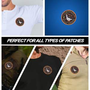 Écusson brodé Silly Goose certifié DigitEMB, thermocollant, 3x3 pouces, en feutre, pour vestes, sacs à dos, chapeaux, jeans, vêtements DIY - Product Image 5