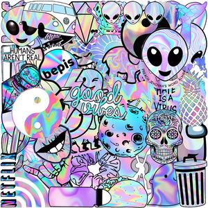 Venta caliente Pegatinas Paster Pegatinas <span class=keywords><strong>Para</strong></span> Estudiantes Papel autoadhesivo Anime Pegatinas holográficas - Product Image 2