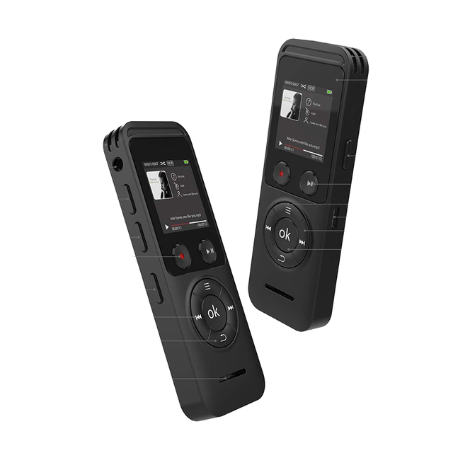 BENJIE C17 16GB Pocket Digital BT Voice Recorder HIFI Lossless with MP3 & WAV Support for Interview Recording