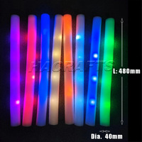 Palos de Espuma Luminosos Promocionales de Alta Calidad, Palos de Espuma Detallados Personalizados con Luces LED para Fiestas