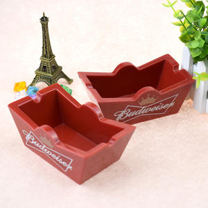 Regali promozionali Bar ristorante Logo personalizzato di grandi dimensioni in plastica sigari portacenere personalizzato melamina posacenere - Product Image 5