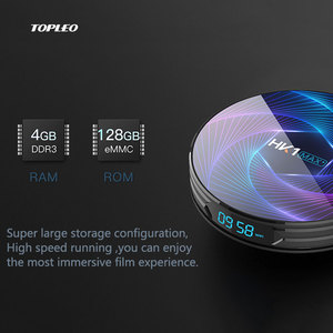 Último <span class=keywords><strong>HK1</strong></span> <span class=keywords><strong>Max</strong></span> + RK3368 CPU Octa Core 64bit 4GB DDR3 32GB Android 9,0 OS 1000M RJ45 4K Android TV Box - Product Image 5