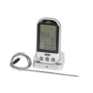 เทอร์โมมิเตอร์ดิจิตอลสำหรับย่างอาหาร Kchenprofi วัดอุณหภูมิได้สูงสุด 250 องศาเซลเซียส พร้อมหัววัดและตัวตั้งเวลาสำหรับการปรุงเนื้อสัตว์ - Product Image 2