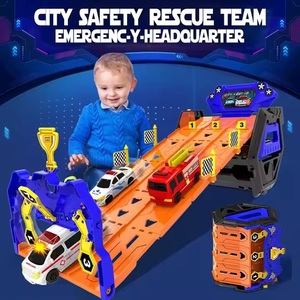 Handhold hộp biến đổi thành đua theo dõi 5 pcs xe cạnh tranh trong Tốc độ tàu sân bay theo dõi xe lưu trữ hợp kim đua theo dõi đồ chơi cho trẻ em - Product Image 2