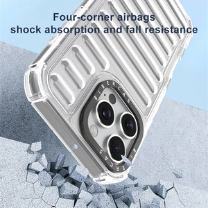 Leyi Điện Thoại Bìa Với Túi Khí Cho <span class=keywords><strong>iPhone</strong></span> 16 15 14 13 12 <span class=keywords><strong>11</strong></span> Cộng Với Pro Max Lai 2 Trong <span class=keywords><strong>1</strong></span> TPU PC Chống Sốc Mỏng Phù Hợp Với Bảo Vệ Trường Hợp - Product Image 4