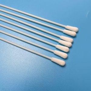 Écouvillon jetable floqué par nylon de 145mm aucun point d'arrêt pour la collection témoin d'ADN de sang - Product Image 1