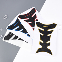 Autocollant décoratif gaufré flexible, résistant à l'usure, résistant aux intempéries, finition fine, accessoire pelable pour réservoir de moto
