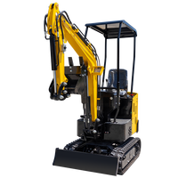 Excavator Mini MK10 dengan Daya Gali Tinggi, Kapasitas Bucket 0,025m untuk Proyek Konstruksi Kecil & Penggunaan Rumah Tangga