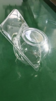 Boîte en plastique transparente jetable en PET pour biscuits, noix, fruits secs