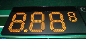 40inch ngoài trời <span class=keywords><strong>7</strong></span> đoạn LED hiển thị, LED gas giá đăng một chữ số LED Board cho truy cập LED scoreboard - Product Image 5