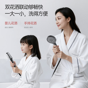 ชุดฝักบัวแรงดันสูงไทเทเนียมอิตาลี ขนาด 325 มม. แบบติดตั้งบนพื้นผิว - Product Image 2