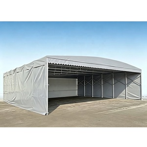 Carpa deslizante para exteriores, impermeable y plegable, toldo móvil de PVC, carpa plegable retráctil, toldo retráctil para garaje - Product Image 1