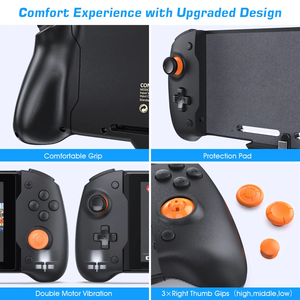 TNS-18133B NS Pro Switch Lite Palmer Grip Handle Plug <span class=keywords><strong>Play</strong></span> Support Antidérapant Manette de Jeu Joystick Gyroscope Six Axes avec Sac de Rangement - Product Image 3