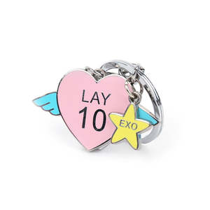 Portachiavi in Metallo Personalizzato con Logo 2D 3D Promozionale Carino Animale Cartone Animato Smalto Duro - Product Image 6