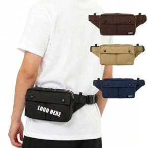 Riñonera Deportiva Unisex Personalizable con Logotipo, Multifuncional, Ajustable, con Cierre Metálico, Impermeable, de Nailon - Product Image 1