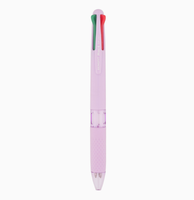 Stylo bille rétractable multicolore 4 en 1 avec logo personnalisé, écriture fluide, cadeau promotionnel d'entreprise