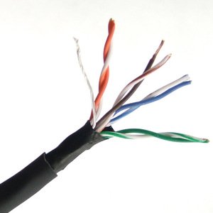 Haute qualité Cat5e STP paire torsadée PVC veste 100ohm impédance câble réseau en cuivre nu câbles Audio et vidéo - Product Image 4