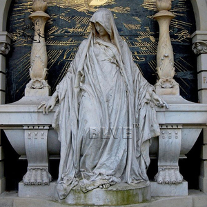 Decoración Religiosa para Exteriores BLVE, Estatua Católica, Escultura <span class=keywords><strong>de</strong></span> Mujer Tallada a Mano en Mármol, Nuestra Señora <span class=keywords><strong>de</strong></span> <span class=keywords><strong>Guadalupe</strong></span> - Product Image 4