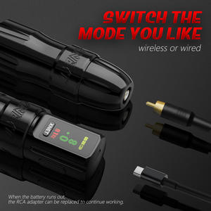 XNET Wilk 2400mAh Brushless Motor Tattoo Gun Professional Wireless Rotary Tattoo <span class=keywords><strong>Machine</strong></span> <span class=keywords><strong>Pen</strong></span> avec batterie de rechange pour artistes - Product Image 5