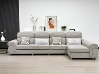 Ensemble de canapé modulaire en forme de L moderne, nouveau, grand appartement, tissu amovible, lavable, éponge, canapé pour salon, meubles de maison