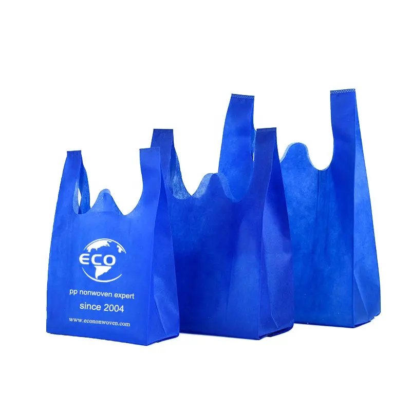 custom cheap wholesale price logo reusable grocery cloth shopping non-woven bag tote foldable for shopping